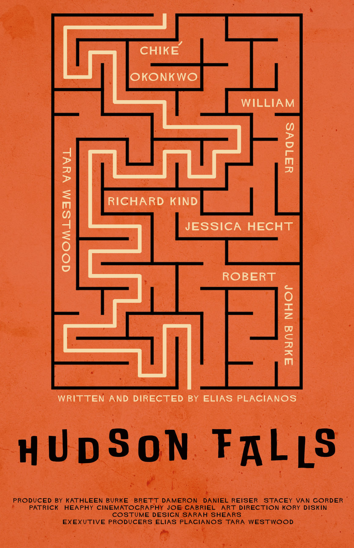 "Hudson Falls" poster